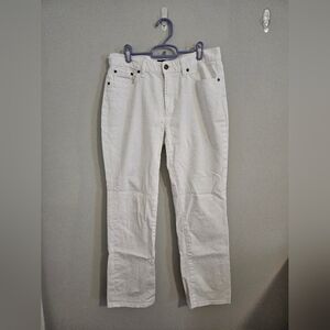 Ralph Lauren White Denim Pants